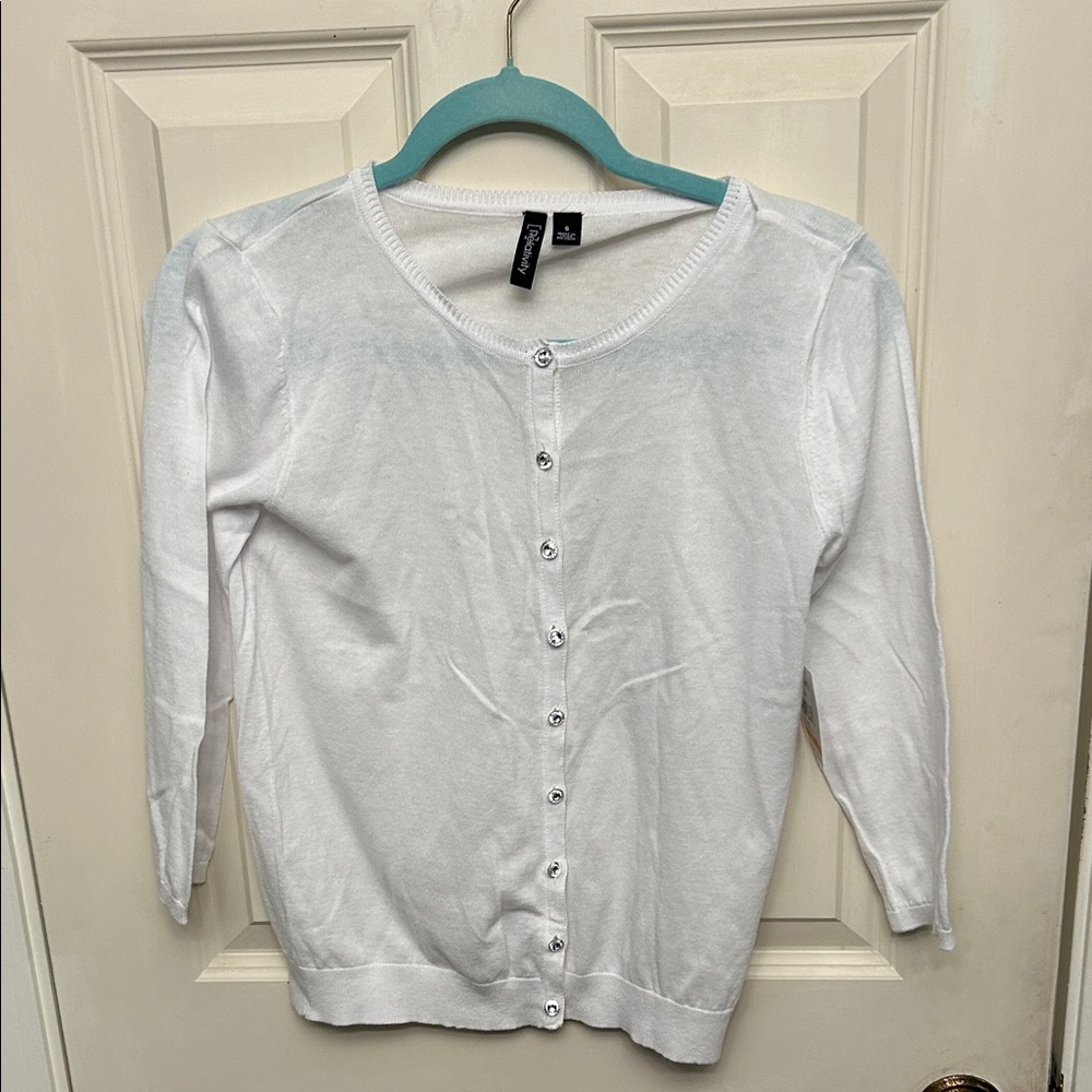 Relativity Classic White Sweater